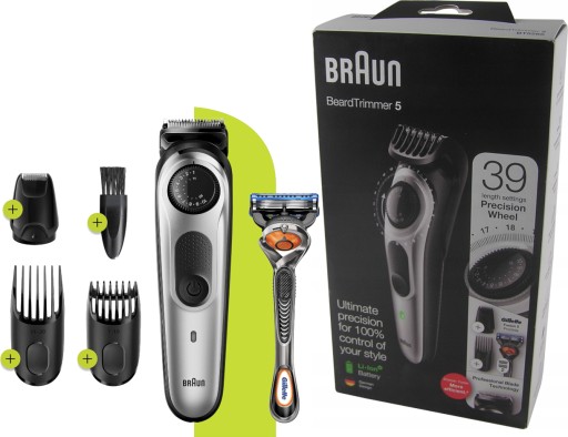 TRYMER BRAUN BT5265 + MASZYNKA GILLETTE FUSION 5 PROGLIDE ZESTAW