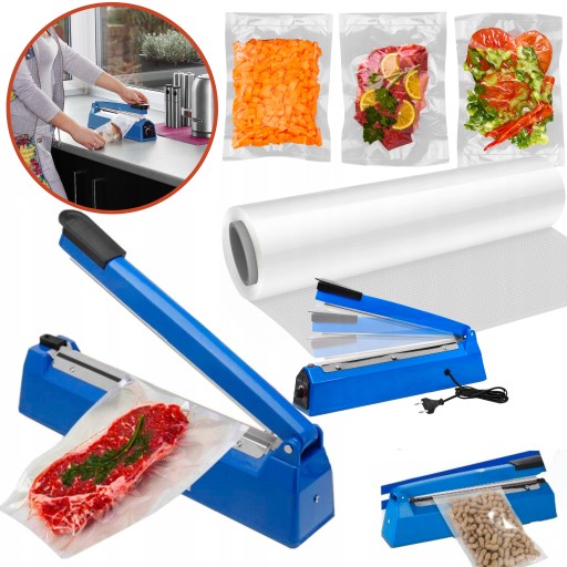 ZGRZEWARKA DO FOLII Z REGULACJĄ 300MM 2MM PAKOWARKA + FOLIA ROLKA 6m GRATIS