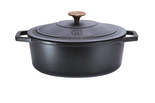 BRYTFANNA ŻELIWNA 5,56L BERLINGER HAUS BH-6518 - idealna do pieczenia,