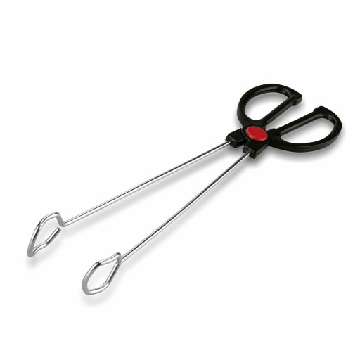 Szczypce do GRILLA BBQ kuchenne uniwersalne DŁUGIE 35,5 cm do smażenia