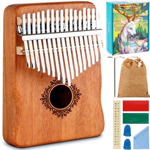 DREWNIANA KALIMBA INSTRUMENT AFRYKAŃSKI MUZYC