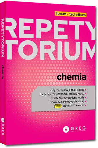 Repetytorium Chemia LICEUM NOWA MATURA 2023