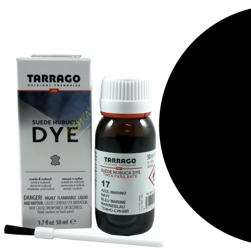 BARWNIK FARBA DO SKÓRY ZAMSZU NUBUKU CZARNY 50 ml