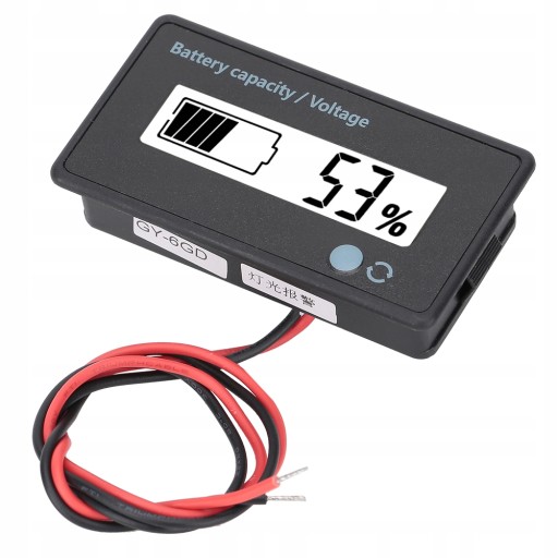 ZEWNĘTRZNY WYŚWIETLACZ LCD DO AKUMULATORÓW