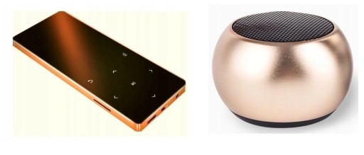 Odtwarzacz MP4 z Bluetooth 32GB złoty + GŁOŚNIK BT