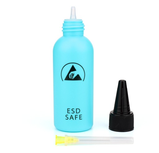 BUTELKA ESD SAFE HDPE+IGŁA 60ml ODPORNA CHEMICZNIE