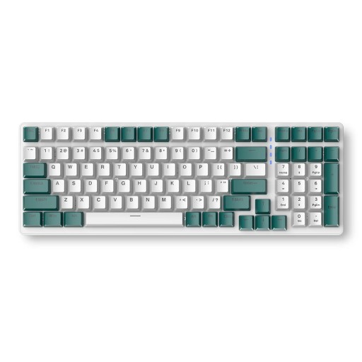 K3 100 Keys NKRO Blue/Red Switch USB Type-C Wired Keyboard Portable PC Comp