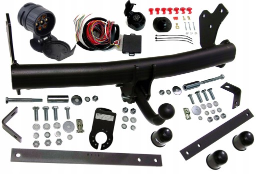 HAK HOLOWNICZY CITROEN JUMPY 2 2007-16+MODUŁ13PIN+