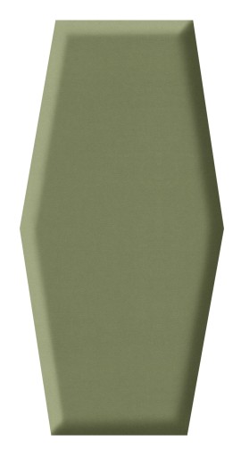 PANELE TAPICEROWANE ŚCIENNE SZEŚCIOKĄT 60X30 WELUR