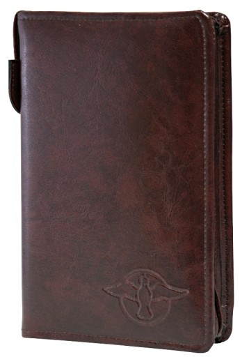 Etui Pismo Św. Edycja z rybką (12,5x19,5) kasztan