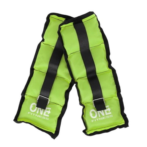 ONE FITNESS WW01 OBCIĄŻNIKI ZIELONE 2 X 0.7 KG