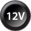 Klawisz 15mm S044 (12V) czarny Ecumaster