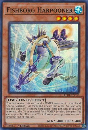 Yu-Gi-Oh! TCG: Fishborg Harpooner (LEDE)