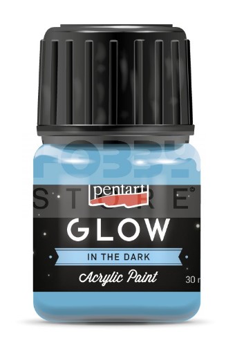 FARBA ŚWIECĄCA W CIEMNOŚCI NIEBIESKA GLOW PENTART