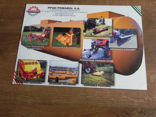 Pomarol Biskupiec program gama j.Polski