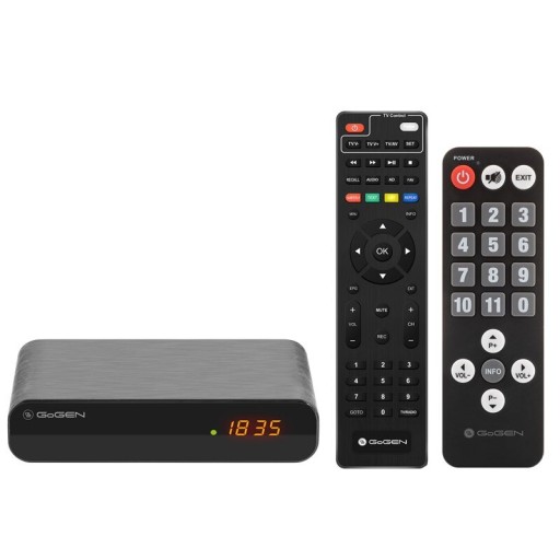 Dekoder tuner DVB-T2 TV naziemnej dla Seniora HEVC