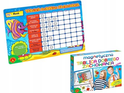 Tablica dobrego zachowania Magnetyczna Edukacyjna