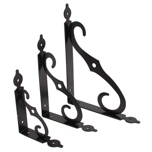 Wspornik kątownik pod półkę ozdobny 140x190x25