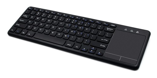 KLAWIATURA WIFI 2,4 GHz Z TOUCHPADEM MEMBRANOWA ZASIĘG DO 10 M USB