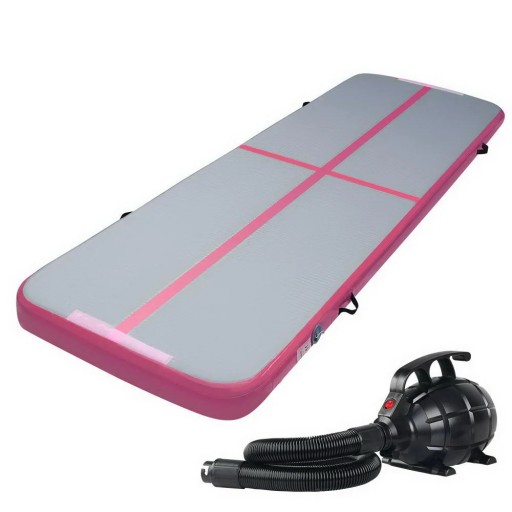 MATA TRENINGOWA NADMUCHIWANA PVC Air Track materac 300x100x10cm + pompka