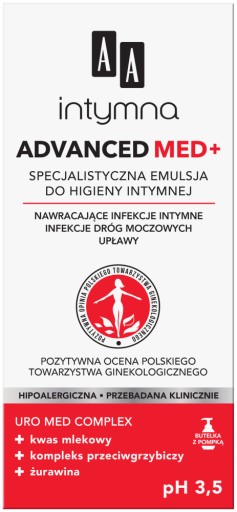 AA Intymna Emulsja do higieny intymnej pH 3,5