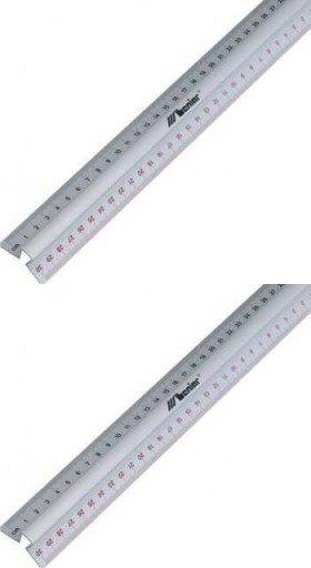 Linijka z uchwytem 100 cm aluminiowa Leniar x 2 sztuki