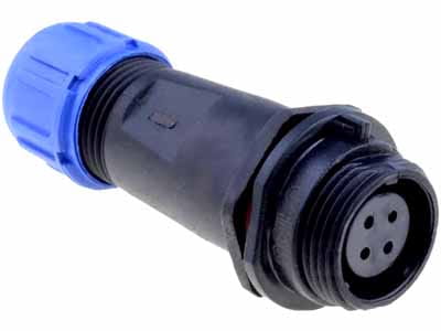 SP1711-4GZ Gniazdo 7pin na kabel 6-10mm IP68