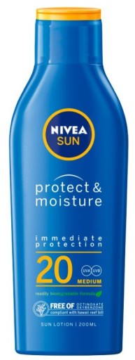 NIVEA SUN NAWILŻAJĄCY BALSAM DO OPALANIA SPF20