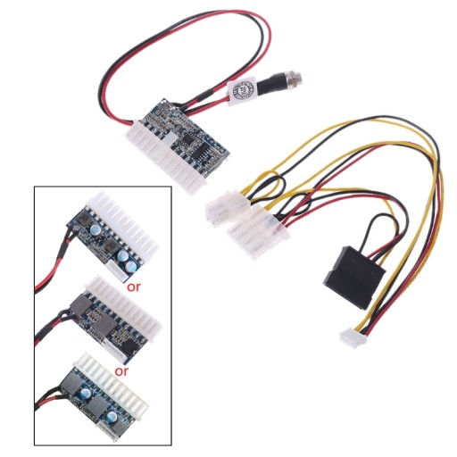 24Pin 160W DC 12V Pico ATX przełącznik zasilacz sa