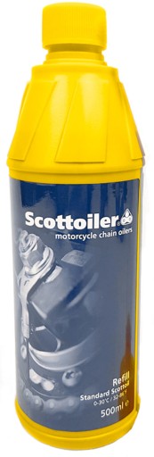 Olej do olejarki Scottoiler vSystem niebieski 500