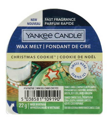 YANKEE CANDLE wosk CHRISTMAS COOKIE ŚWIĘTA
