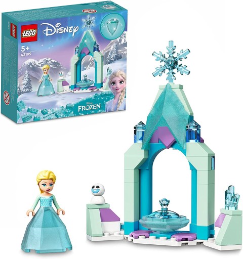 LEGO DISNEY PRINCESS - DZIEDZINIEC ZAMKU ELZY (43199) [KLOCKI]