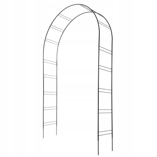 PERGOLA ŁUK OGRODOWA METALOWA NA KWIATY RÓŻE 255cm