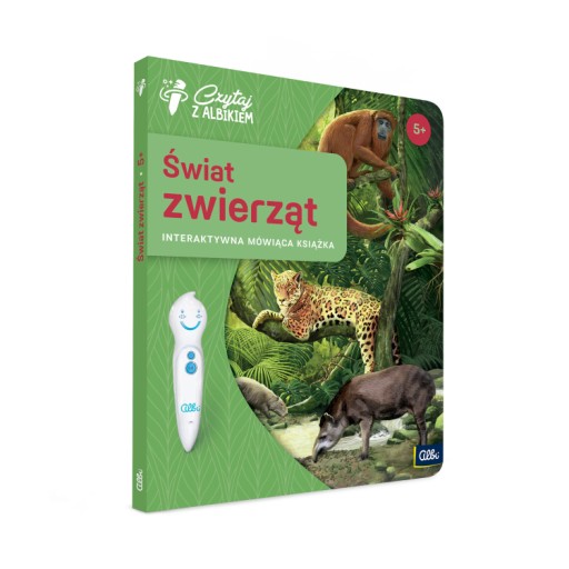 ALBI CZYTAJ Z ALBIKIEM ŚWIAT ZWIERZĄT INTERAKTYWNA MÓWIĄCA KSIĄŻKA IG5