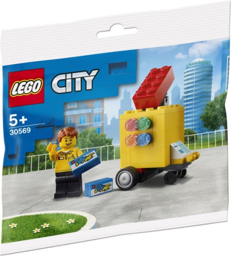 LEGO CITY Sprzedawca klocków i mobilne stoisko