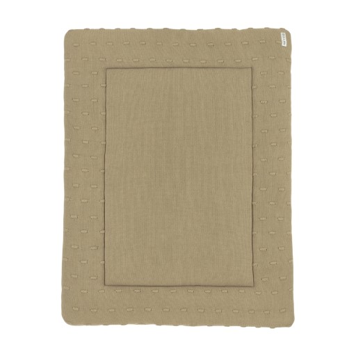 Meyco Baby Knots mata do kojca - taupe - 77x97cm