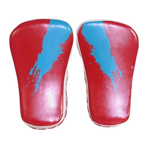 Dziecięce Taekwondo Kick Pad Boks Rękawice Treningowe Sprzęt PU Treningowe Czerwone