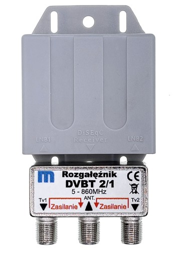 Rozgałęźnik sumator zewnętrzny DVB-T2 RIN2/1 Mezon