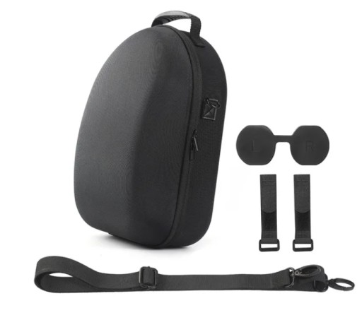 Meta Quest 3 VR torba etui na okulary osłona podróżna z paskiem czarna