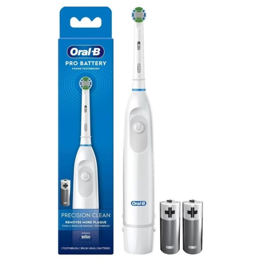 BRAUN ORAL-B Szczoteczka elektryczna Biała na baterie Pro Battery