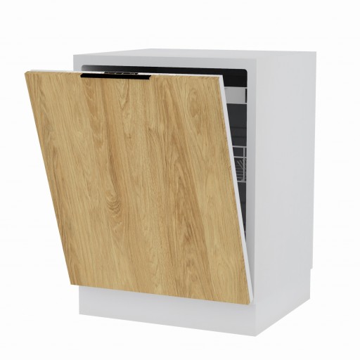 Front do zabudowy zmywarki pod blatem dąb hikora 60 cm