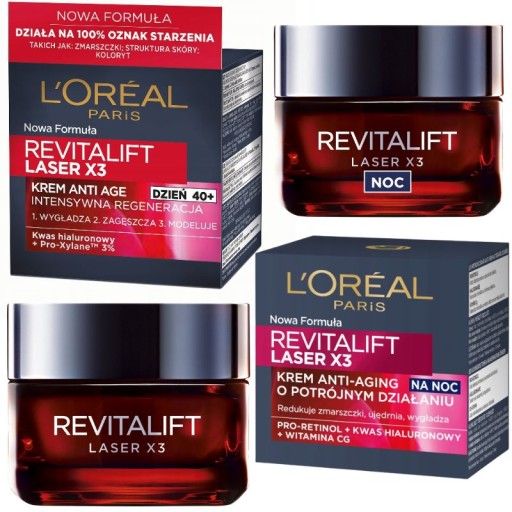 LOREAL Zestaw kremów Revitalift Laser DZIEŃ i NOC