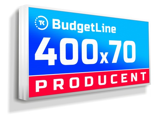 Kaseton reklamowy LED Budget Line 400x70cm
