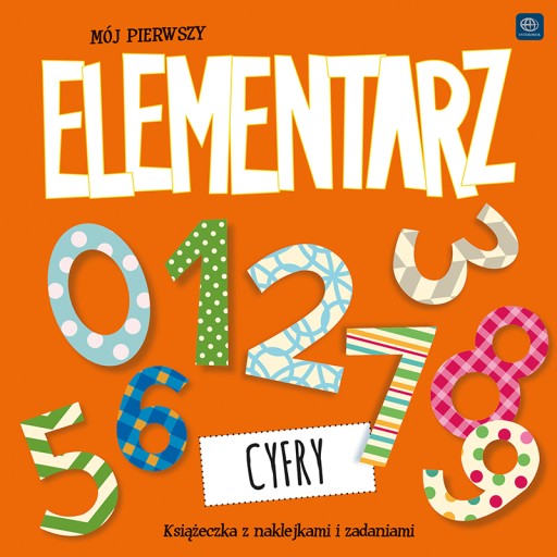 Elementarz CYFRY z naklejkami 21x21 INTERDRUK