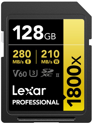 Karta pamięci SD Lexar 1800x SDXC U3 128 GB