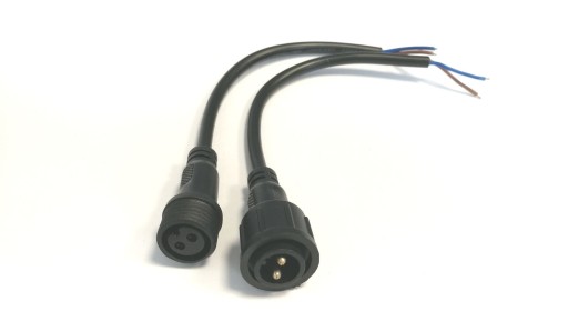 Złącze hermetyczne 2-pin przewód 40cm