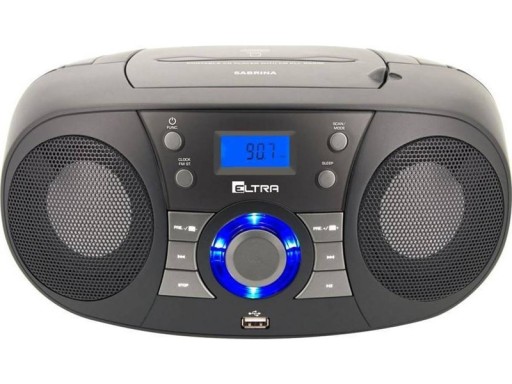 Radioodtwarzacz ELTRA Sabrina CD-60BT Czarny