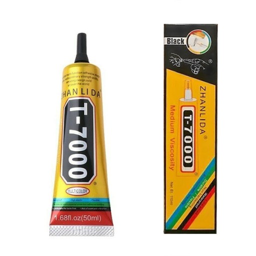 KLEJ SYNTETYCZNY T-7000 DO TELEFONÓW TABLETÓW 50 ml MONTAŻOWY ZHANLIDA