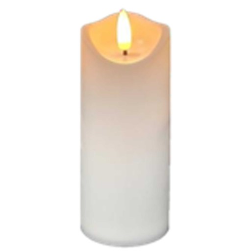 ŚWIECZKA ŚWIECA do latarni lampionu LED 12,5cm BIA