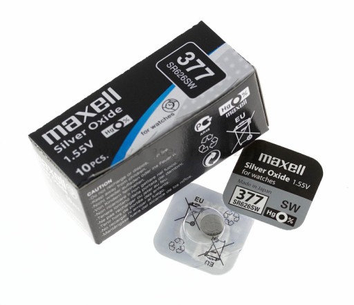 BATERIA SREBROWA MAXELL 377 AG4 SR626 SR626SW